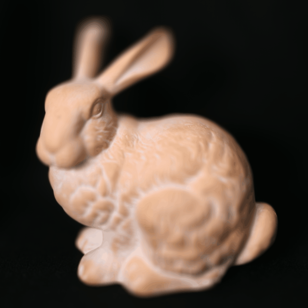 Depth Refocusing Bunny